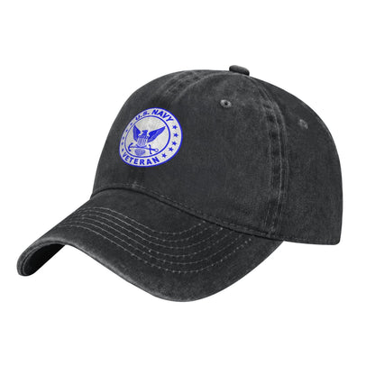 U.S. Navy Veteran Decal Printed unisex baseball cap adjustable cap outdoor sun hats trucker hat