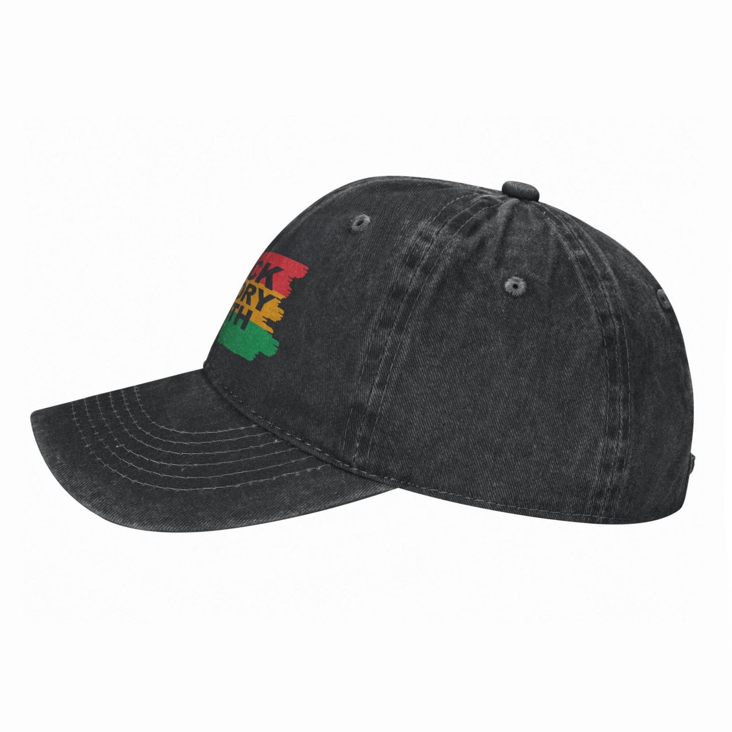Black History Month Printed unisex baseball cap adjustable cap outdoor sun hats trucker hat