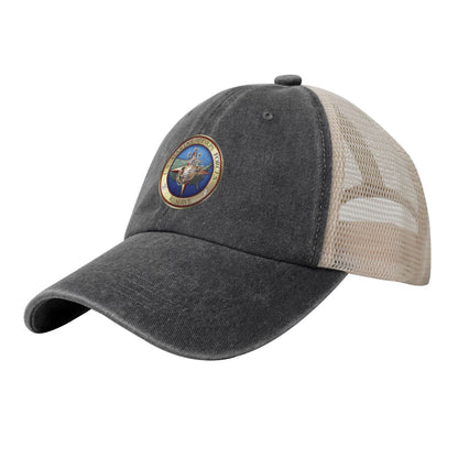 Marine Forces Reserve Insignia Printed unisex baseball cap adjustable grid baseball cap veteran gift