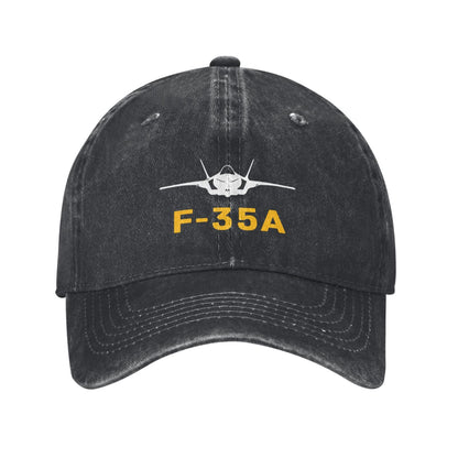 F-35A Printing unisex baseball cap adjustable hats Outdoor leisure hat veteran gift