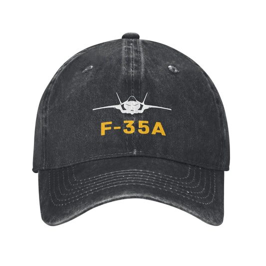 F-35A Printing unisex baseball cap adjustable hats Outdoor leisure hat veteran gift