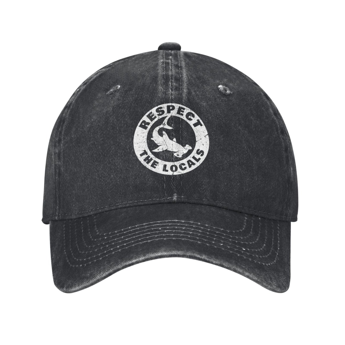 Respect The Locals Printed unisex baseball cap adjustable cap outdoor sun hats trucker hat