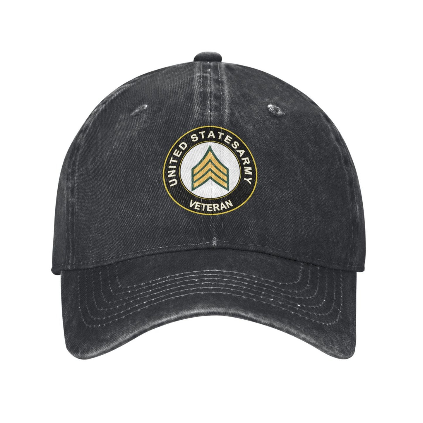 US Army Sergeant E-5 Veteran Printed unisex baseball cap adjustable cap outdoor sun hats trucker hat