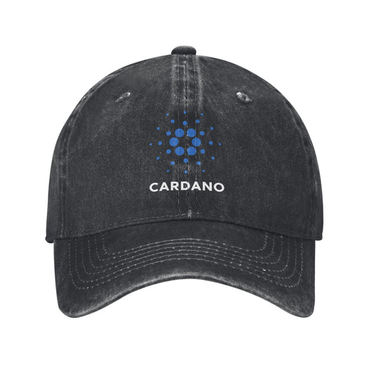 Cardano Logo Printed unisex baseball cap adjustable cap outdoor trucker hat