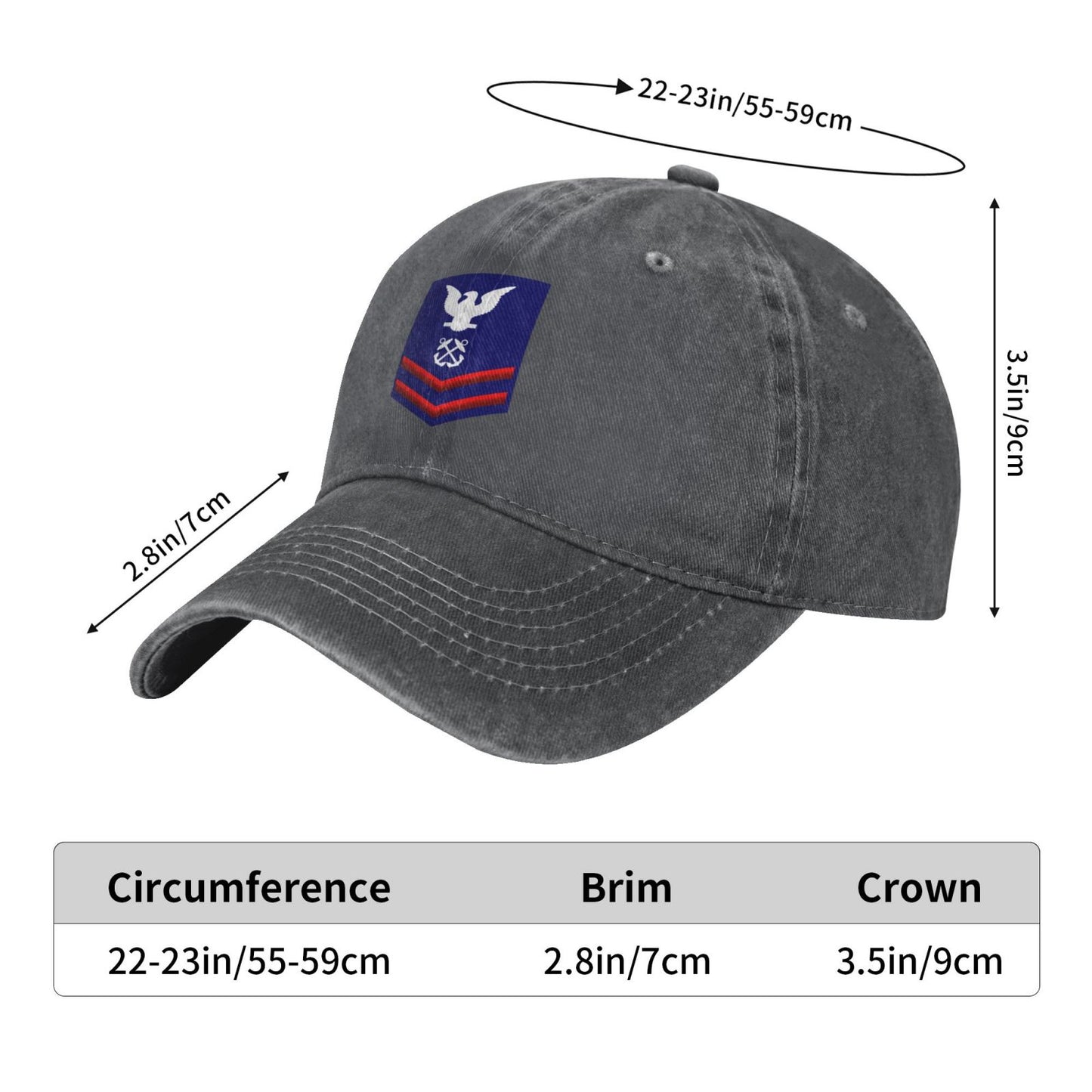 Second Class Sergeant United States Coast Printed unisex baseball cap adjustable cap outdoor sun hats trucker hat