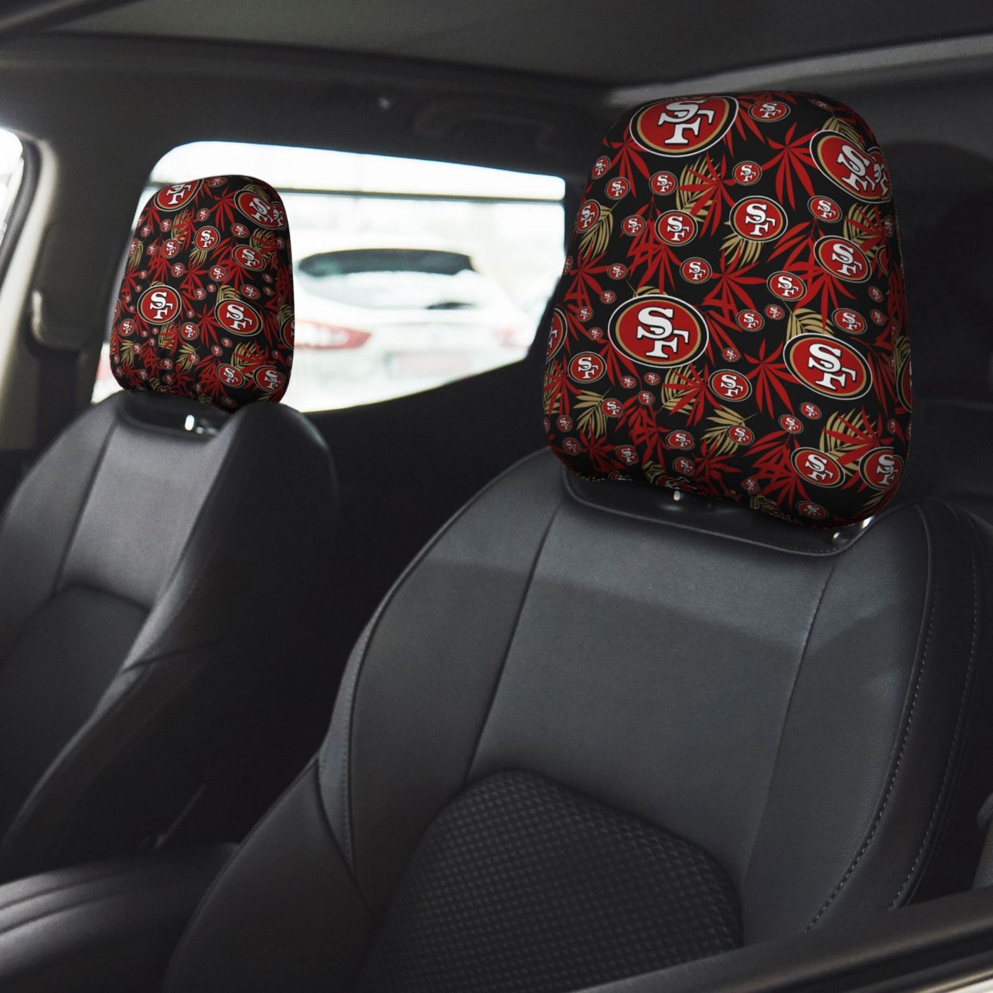 San Francisco 49ers Car pillowcase Elastic car pillowcase set of 2 car pillowcases