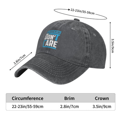 Breaking News I Don't Care (3) Printed unisex baseball cap adjustable cap outdoor sun hats trucker hat