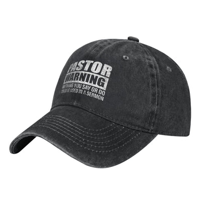 Anything You Say Or Do Could Be Used In A Sermon Printed unisex baseball cap adjustable cap outdoor sun hats trucker hat