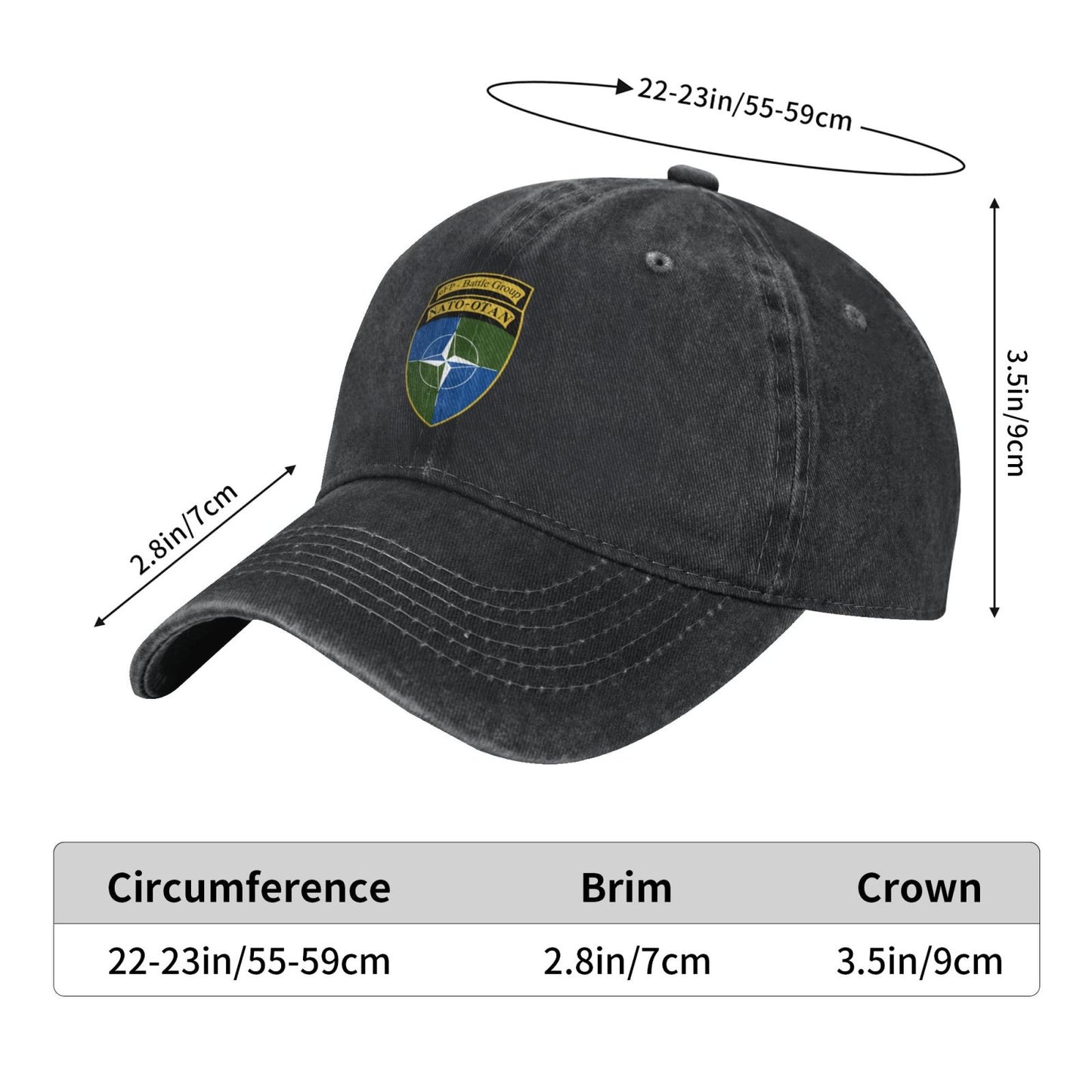 EFP NATO OTAN British Army Printed unisex baseball cap adjustable cap outdoor trucker hat veterans Gifts