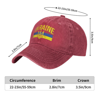 Ukraine Printed unisex baseball cap adjustable cap outdoor sun hats trucker hat