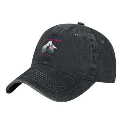 Vote For Bigfoot Graphic Printed unisex baseball cap outdoor hats adjustable cap trucker gift hat