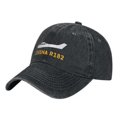 Cessna R182 Printing unisex baseball cap adjustable hats Outdoor leisure hat veteran gift