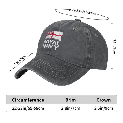 ROYAL NAVY Printed unisex baseball cap adjustable cap outdoor trucker hat veterans Gifts