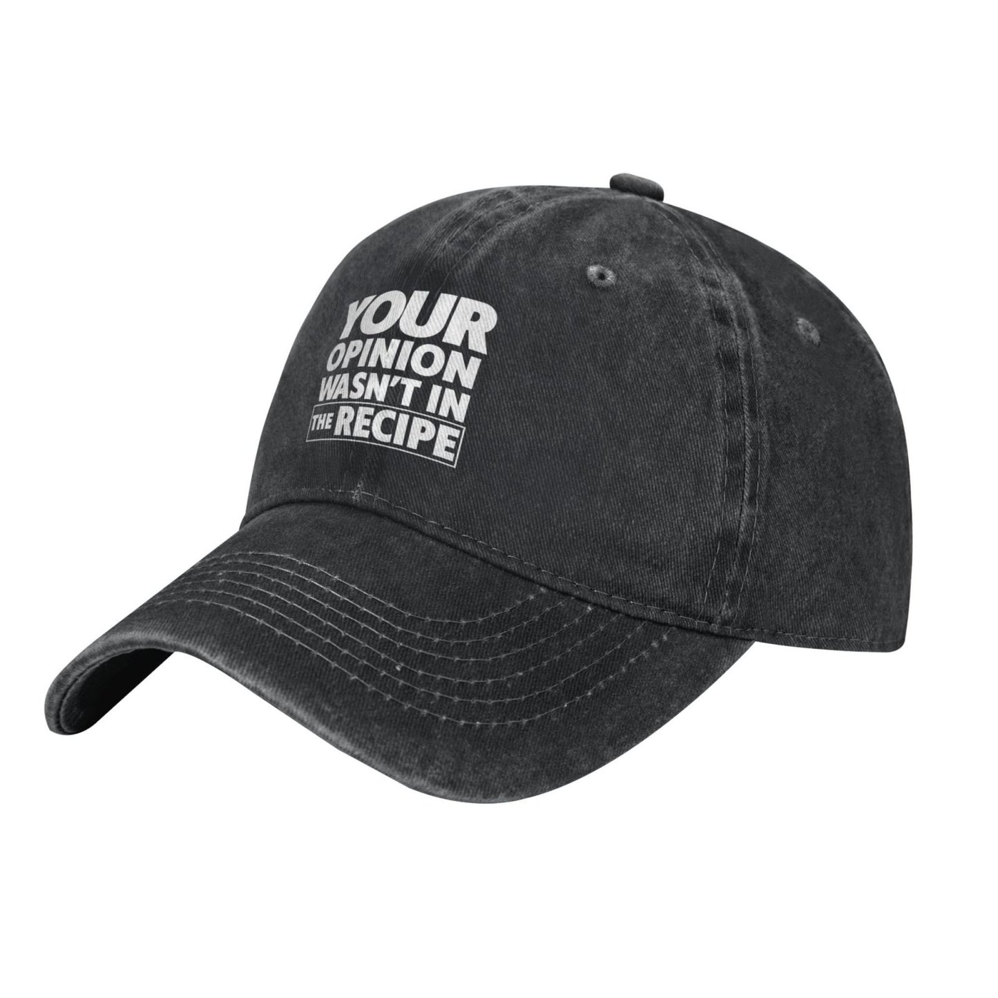 YOUR OPINION WASN'T IN WASN'T IN Printed unisex baseball cap adjustable cap outdoor sunshade trucker hat