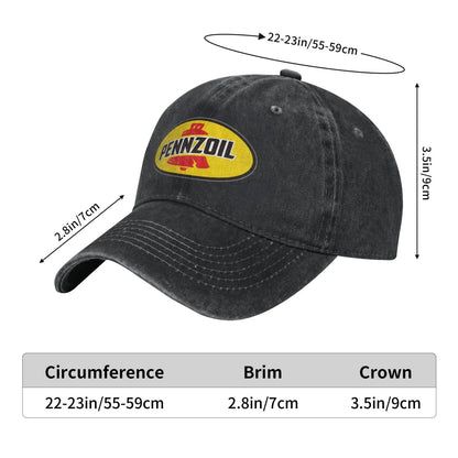 Pennzoil Printed unisex baseball cap adjustable cap outdoor sun hats trucker hat