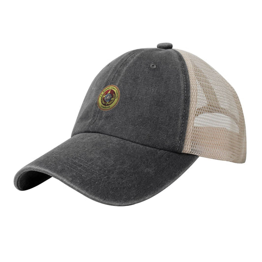MARFORCOM Printed unisex baseball cap adjustable grid baseball cap veteran gift