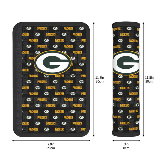 Green Bay Packers personalized seat belt protective cover Car seat belt protective cover