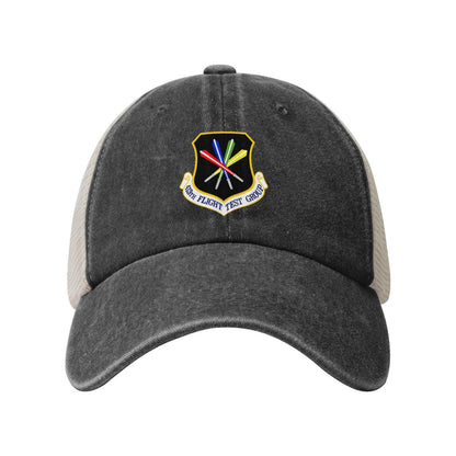 USAF-413fth Flight Test Group Printed unisex baseball cap adjustable grid baseball cap veteran gift