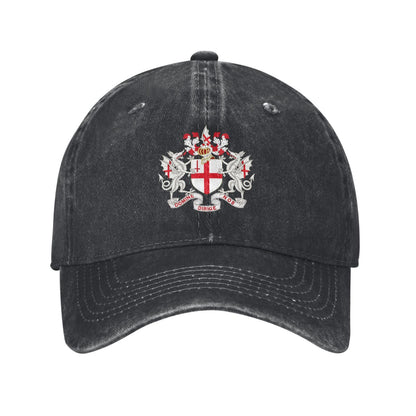 Coat Of Arms Of The City Of London Printed unisex baseball cap adjustable cap outdoor trucker hat veterans Gifts