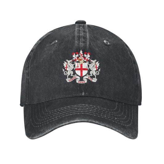 Coat Of Arms Of The City Of London Printed unisex baseball cap adjustable cap outdoor trucker hat veterans Gifts