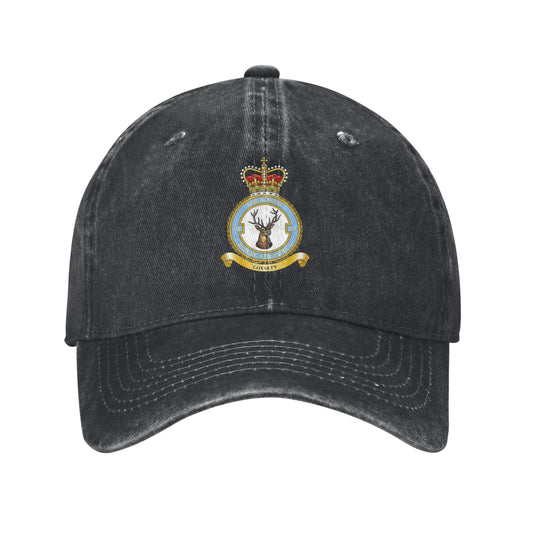 33 Squadron RAF Badge Printed unisex baseball cap adjustable cap outdoor trucker hat veterans Gifts