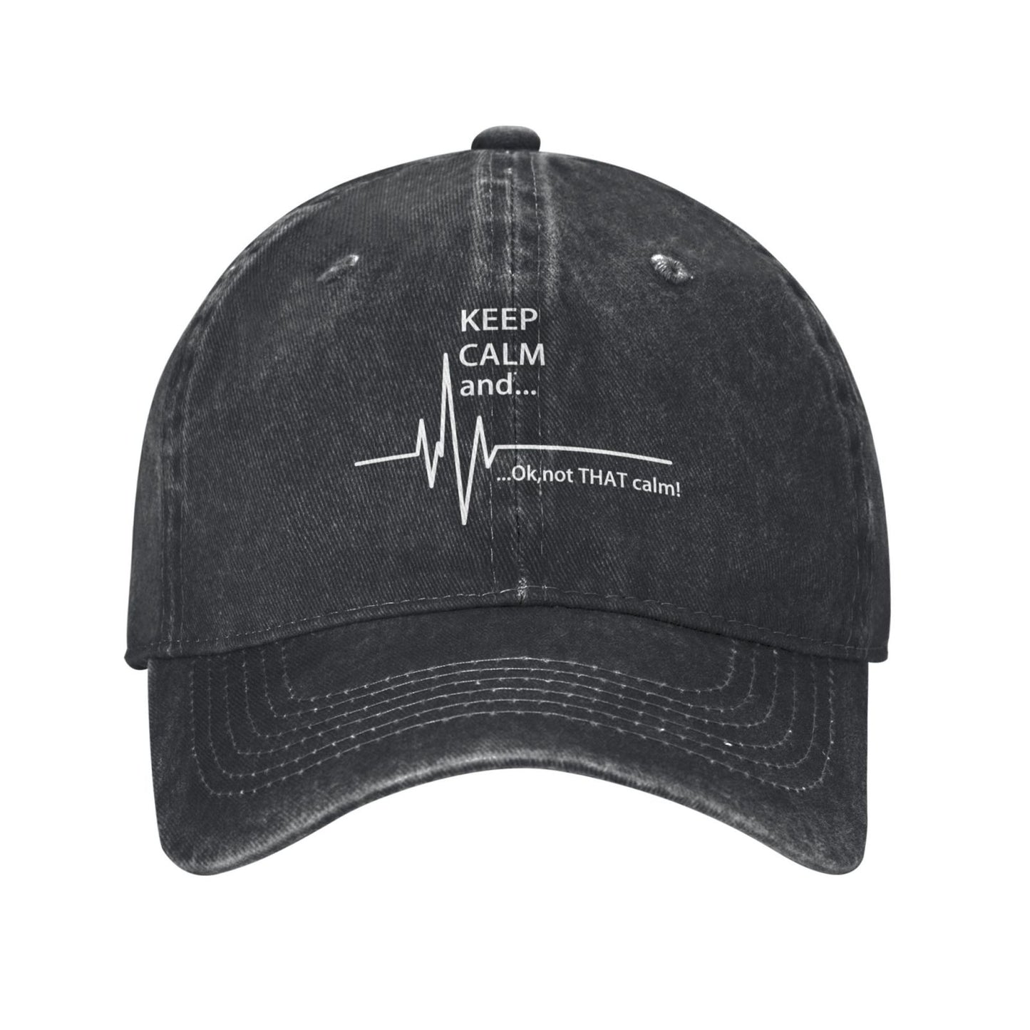 KEEP CALM And... Ok Not THAT Calm! Printed unisex baseball cap adjustable cap outdoor sun hats trucker hat