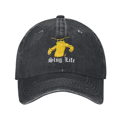 Slug Life! Printed unisex baseball cap adjustable cap outdoor sun hats trucker hat