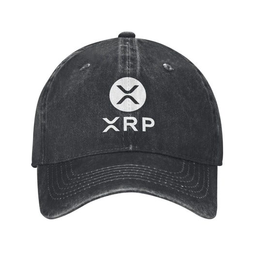 XRP Logo Printed unisex baseball cap adjustable cap outdoor sun hats trucker hat