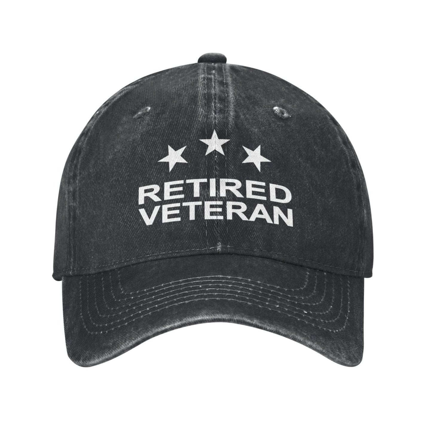 Retired Veteran Printed unisex baseball cap adjustable cap outdoor sun hats trucker hat