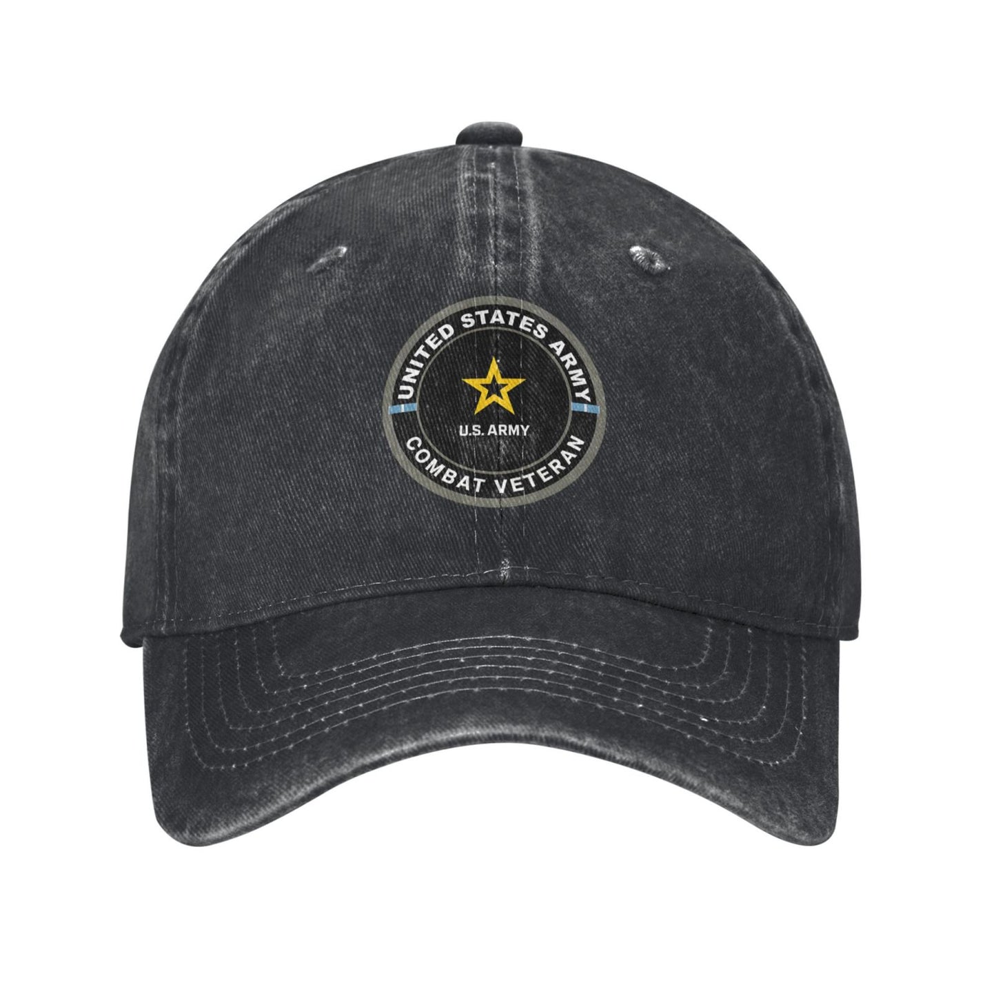 UNITED STATES ARMY COMBAT VETERAN Printed unisex baseball cap adjustable cap outdoor sun hats trucker hat