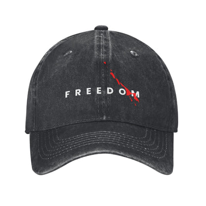 Freedom Printed unisex baseball cap outdoor hats adjustable cap trucker gift hat