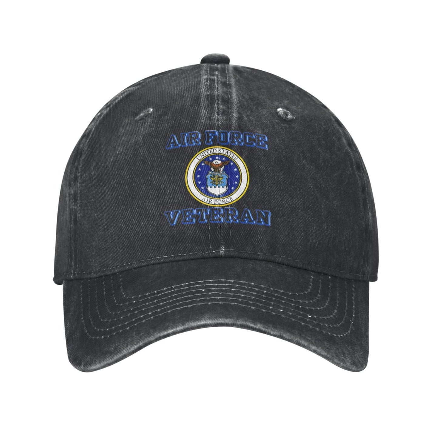 US Air Force Veteran With Usaf Seal 2 Printed unisex baseball cap outdoor hats adjustable cap trucker gift hat
