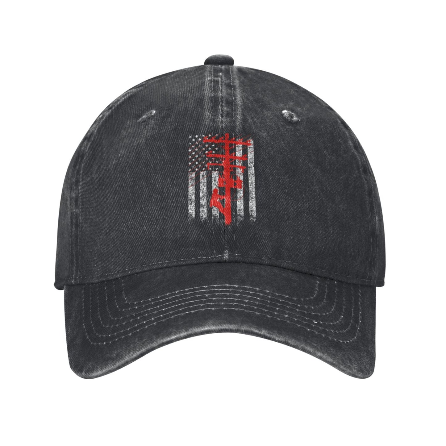 Lineman For Him Canvas Prints 2 Printed unisex baseball cap adjustable cap outdoor sun hats trucker hat