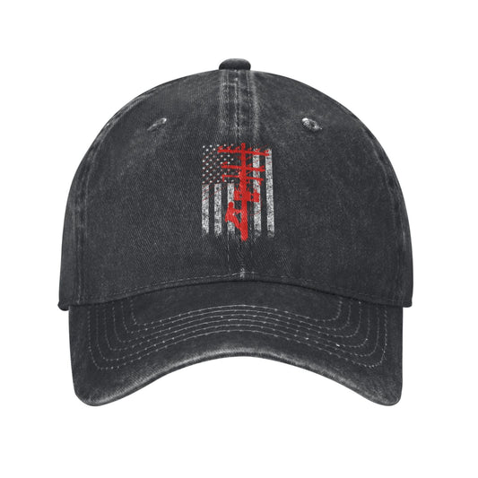 Lineman For Him Canvas Prints 2 Printed unisex baseball cap adjustable cap outdoor sun hats trucker hat