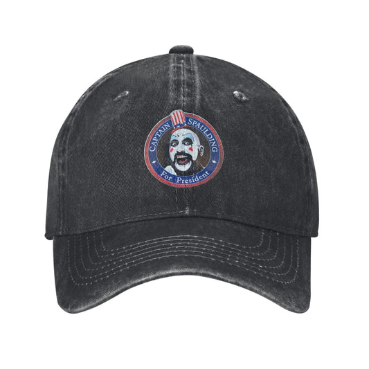 Captain Spaulding For President Printed unisex baseball cap outdoor hats adjustable cap trucker gift hat