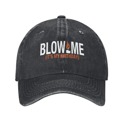 BLOWiME IT'S MY BIRTHDAY (2) Printed unisex baseball cap adjustable cap outdoor sun hats trucker hat
