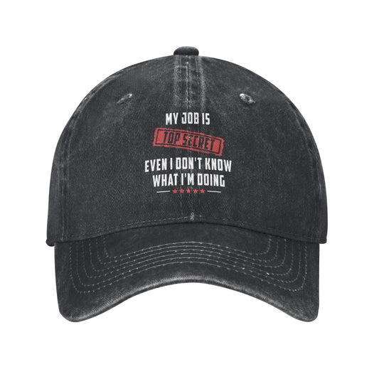 I Don't Know What I'm Doing Printed unisex baseball cap adjustable cap outdoor sun hats trucker hat