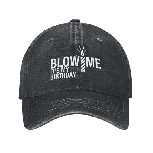 BLOWIME IT'S MY BIRTHDAY Printed unisex baseball cap adjustable cap outdoor sun hats trucker hat