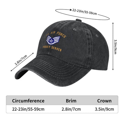Us Air Force Printed unisex baseball cap adjustable cap outdoor sunshade trucker hat