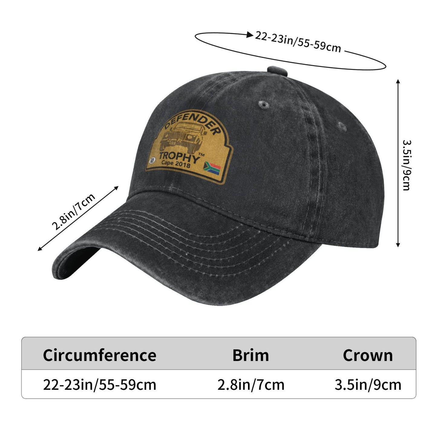 DEFENDER TROPHY Printed unisex baseball cap adjustable cap outdoor sun hats trucker hat