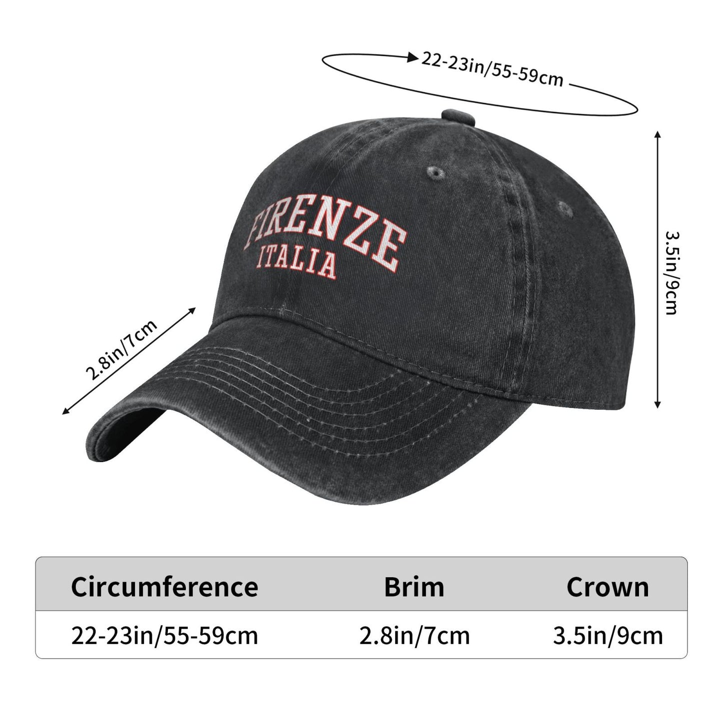 Firenze Italia Printed unisex baseball cap outdoor hats adjustable cap trucker gift hat