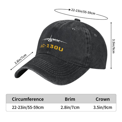 AC-130U Printing unisex baseball cap adjustable hats Outdoor leisure hat veteran gift