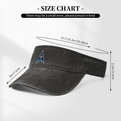 Space Delta 13 EmblemPrinting adjustable Empty Top Baseball Sun Cap unisex outdoor sport hat veterans gift