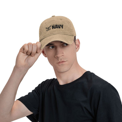 Logo Of The United States Navy Printed unisex baseball cap adjustable cap veteran gift