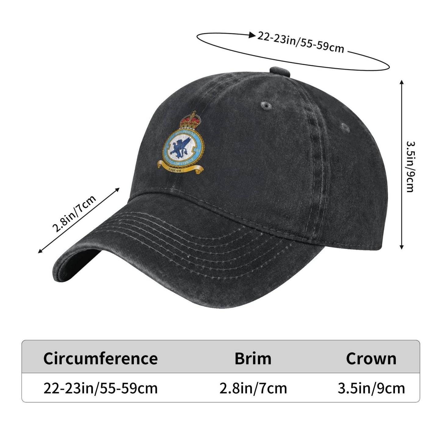 LXX Squadron RAF Printed unisex baseball cap adjustable cap outdoor trucker hat veterans Gifts