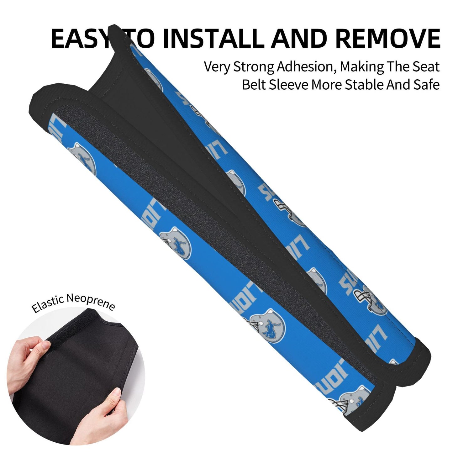 Detroit Lions Car seat belt shoulder strap adult seat belt protective cover