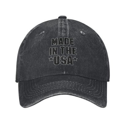 Made In USA Printed unisex baseball cap adjustable cap outdoor sun hats trucker hat