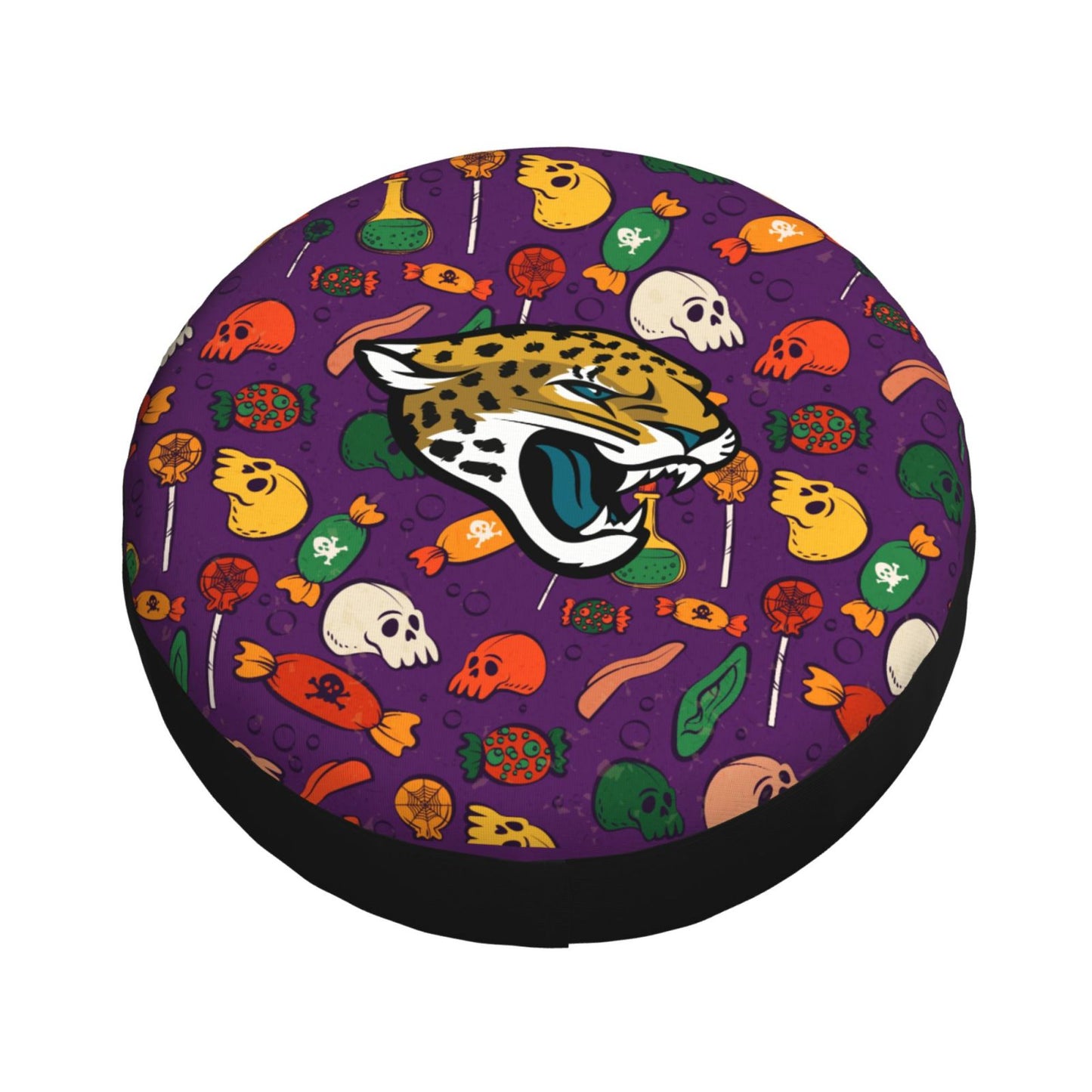 Jacksonville Jaguars print Halloween candy print car tire cover tire dust cover