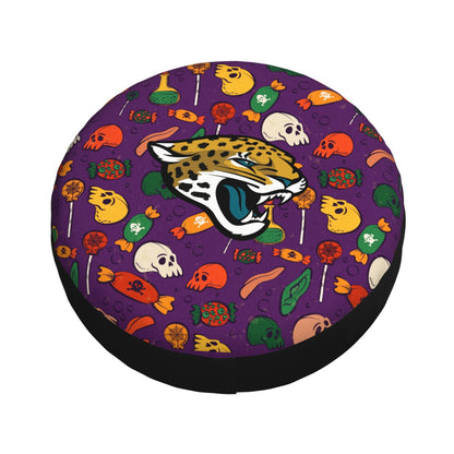 Jacksonville Jaguars print Halloween candy print car tire cover tire dust cover