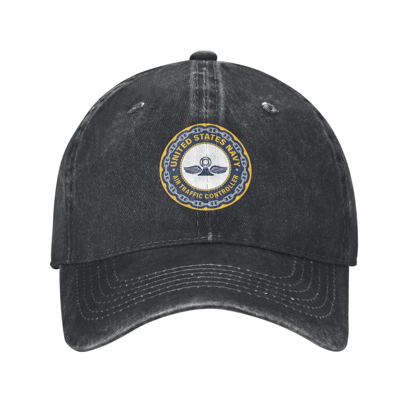 Navy Air Traffic Controller (AC) Round Vinyl Printed unisex baseball cap adjustable cap outdoor sun hats trucker hat
